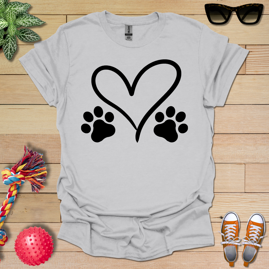 Dog Paw Love T-Shirt