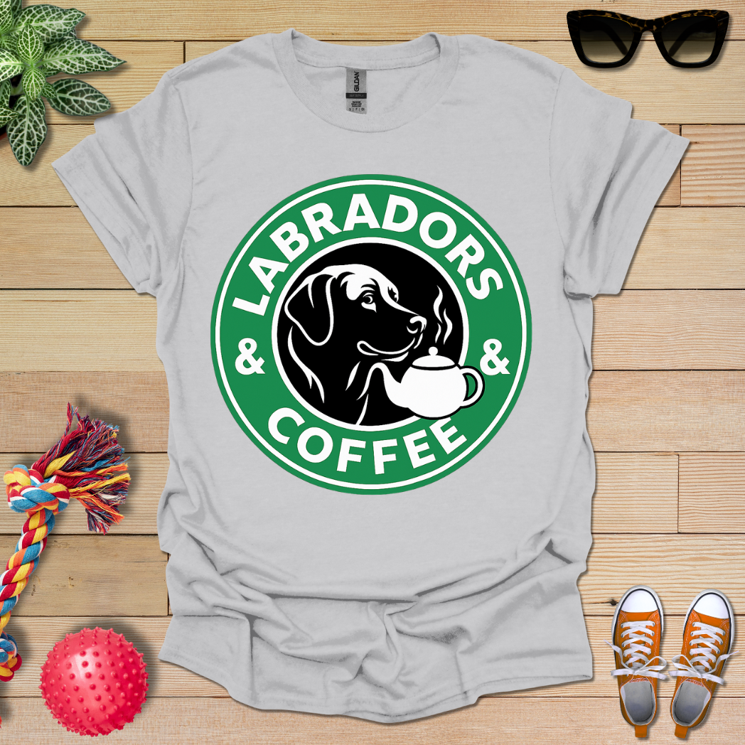 Coffee with a Labrador T-Shirt