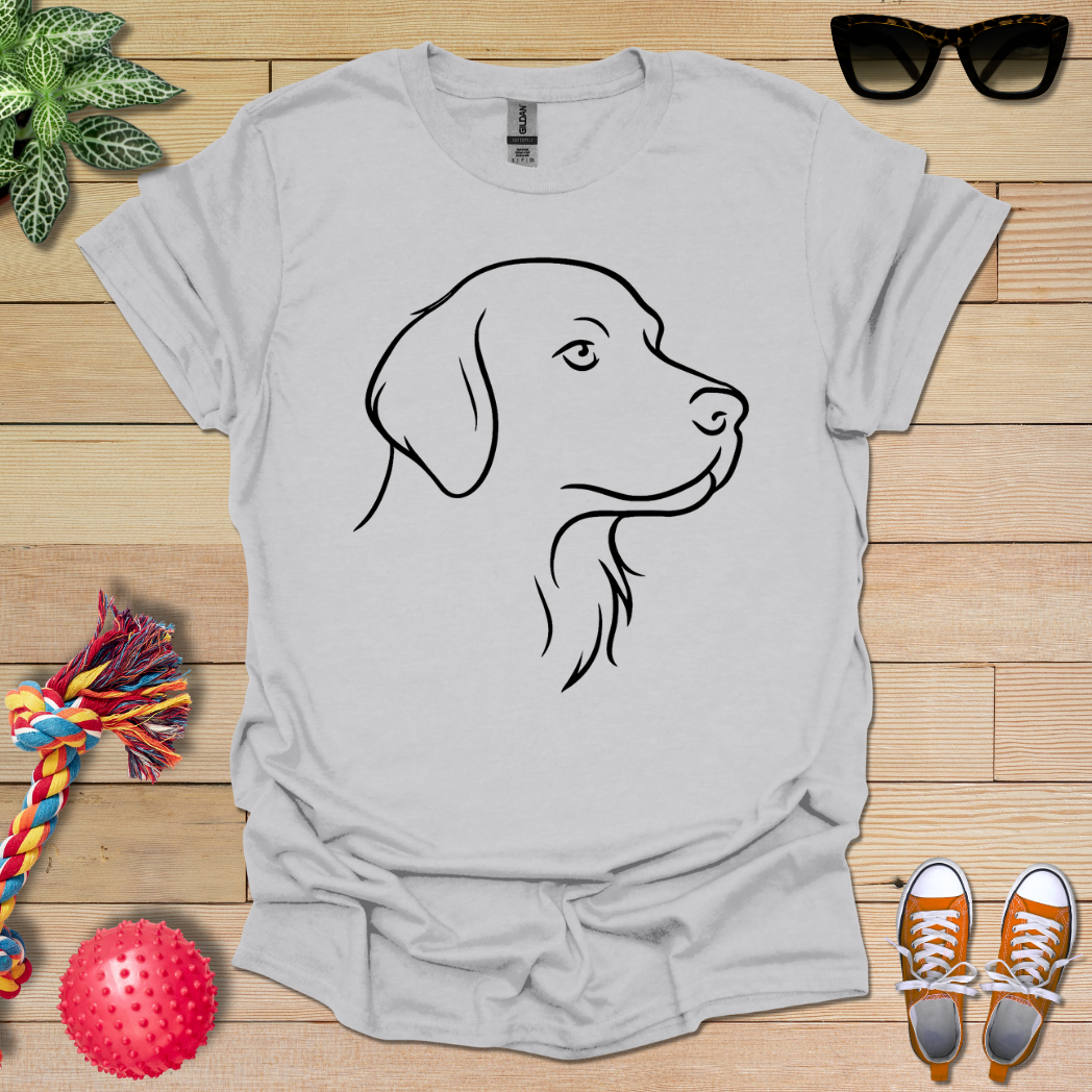 Minimalistic Gold Retriever T-Shirt