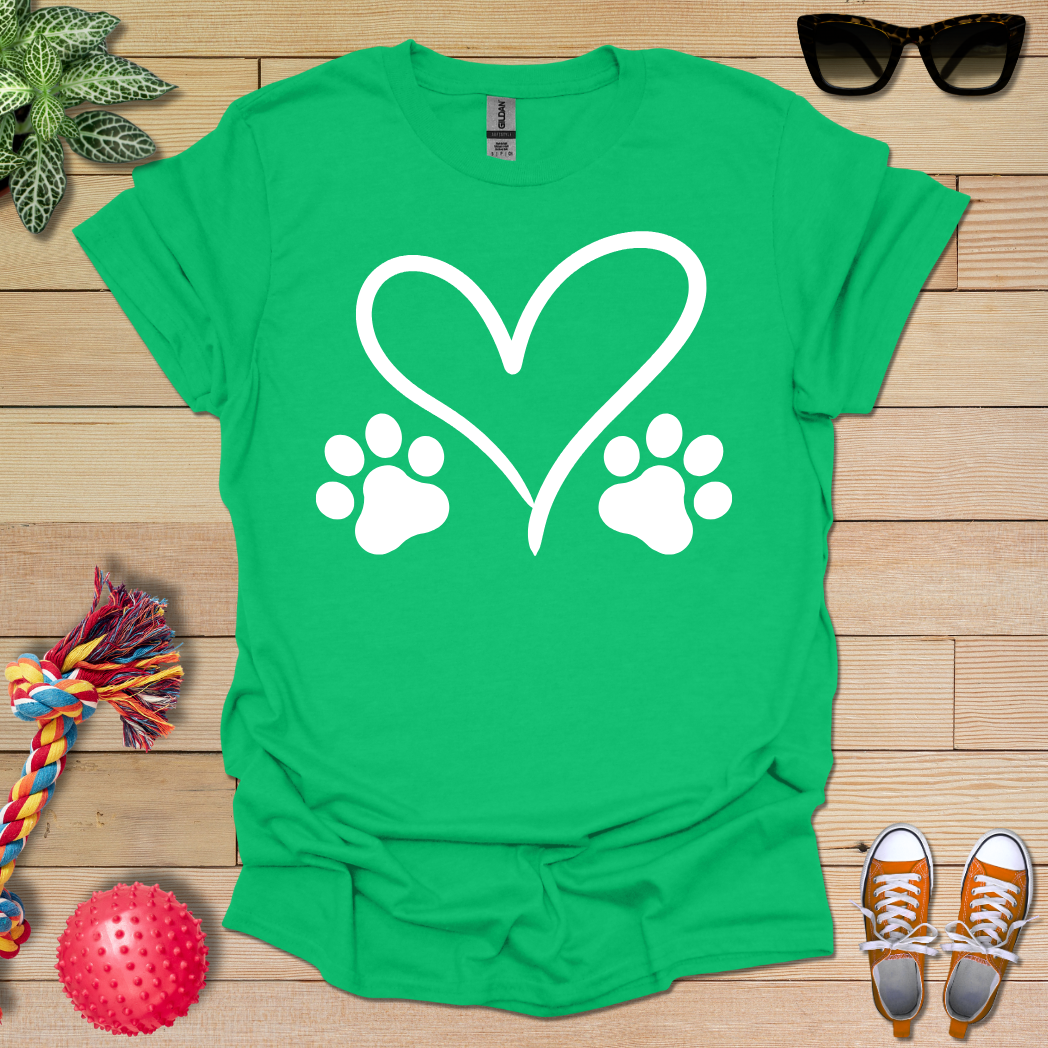 Dog Paw Love T-Shirt
