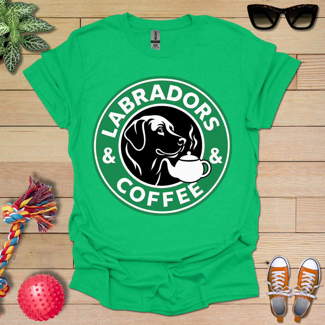 Coffee with a Labrador T-Shirt