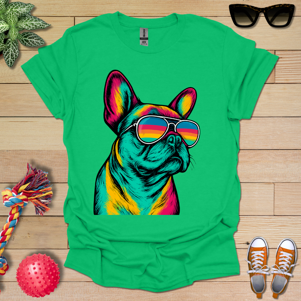 Sunglasses for a Frenchi T-Shirt