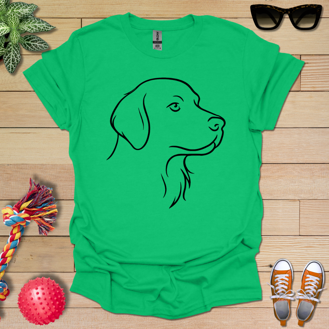 Minimalistic Gold Retriever T-Shirt