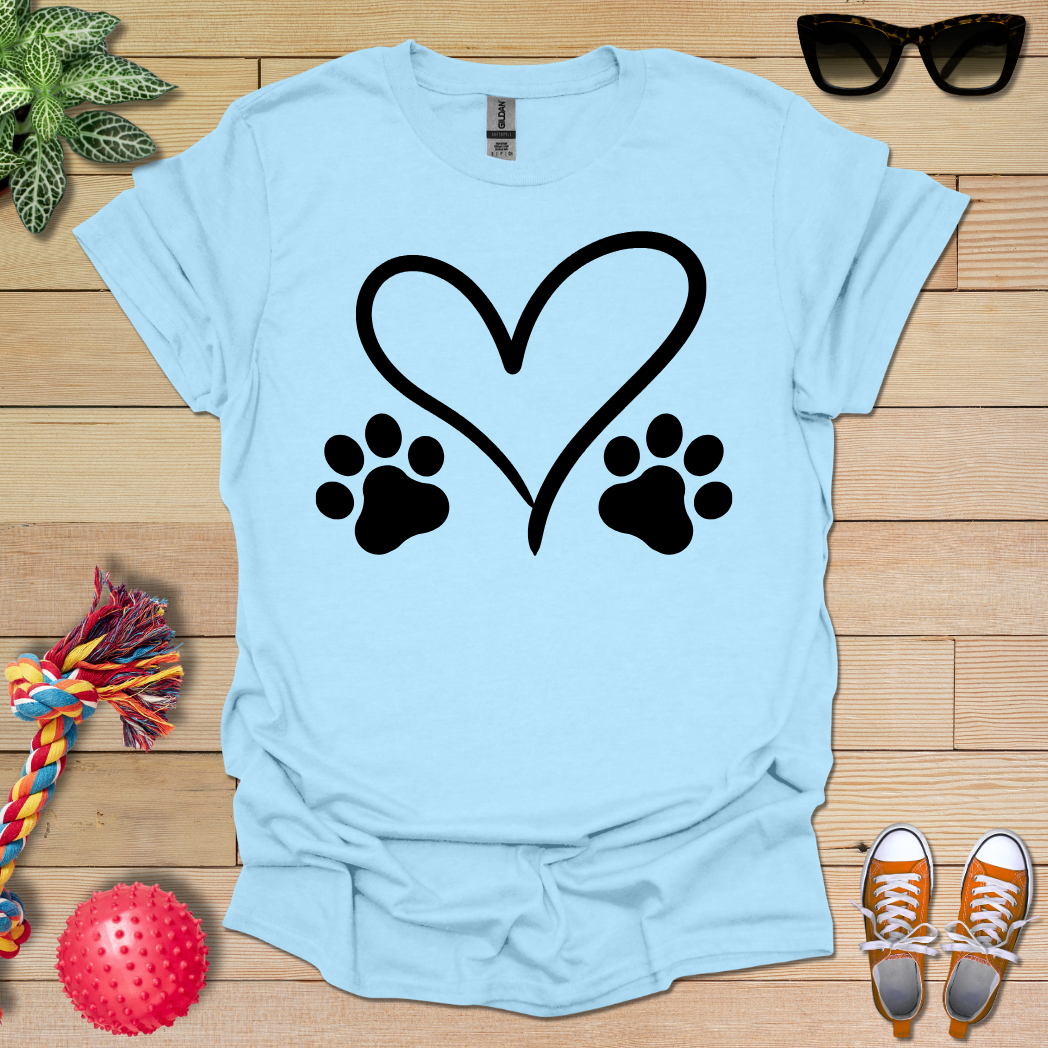 Dog Paw Love T-Shirt