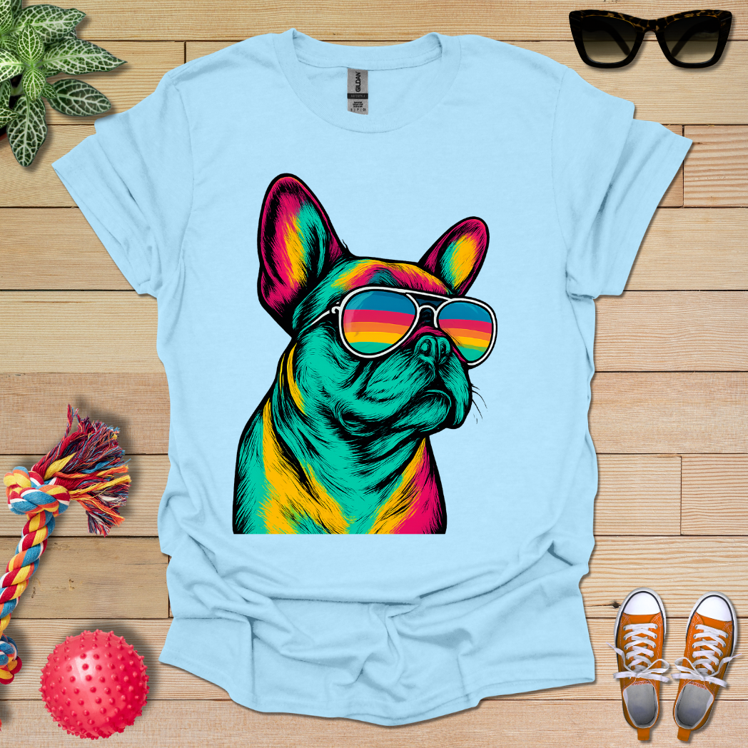 Sunglasses for a Frenchi T-Shirt