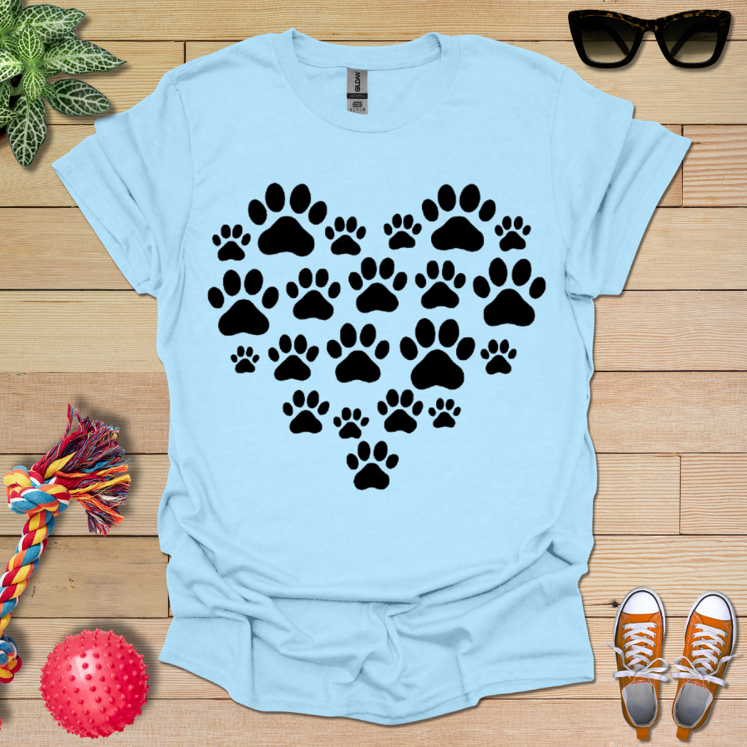 Heart of Paw Prints T-Shirt