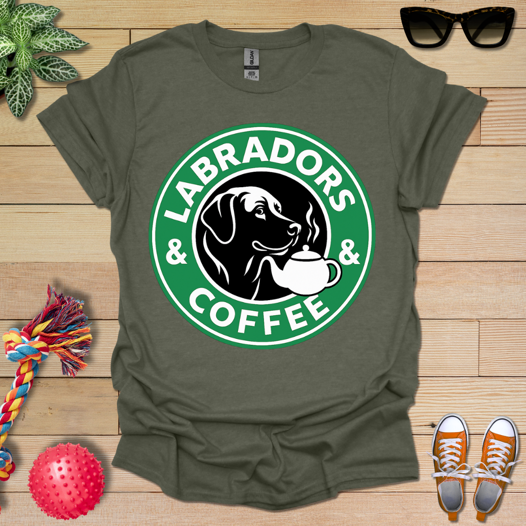 Coffee with a Labrador T-Shirt