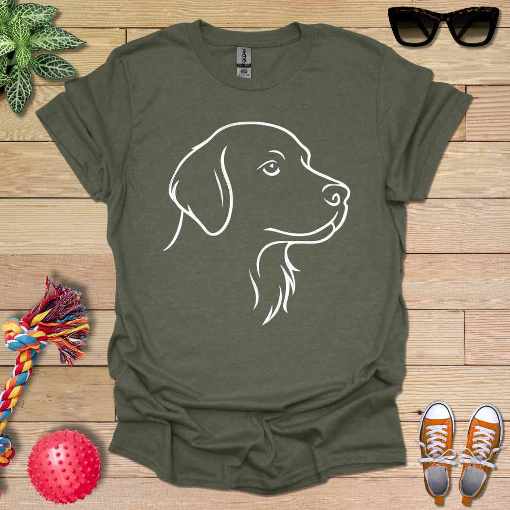 Minimalistic Gold Retriever T-Shirt