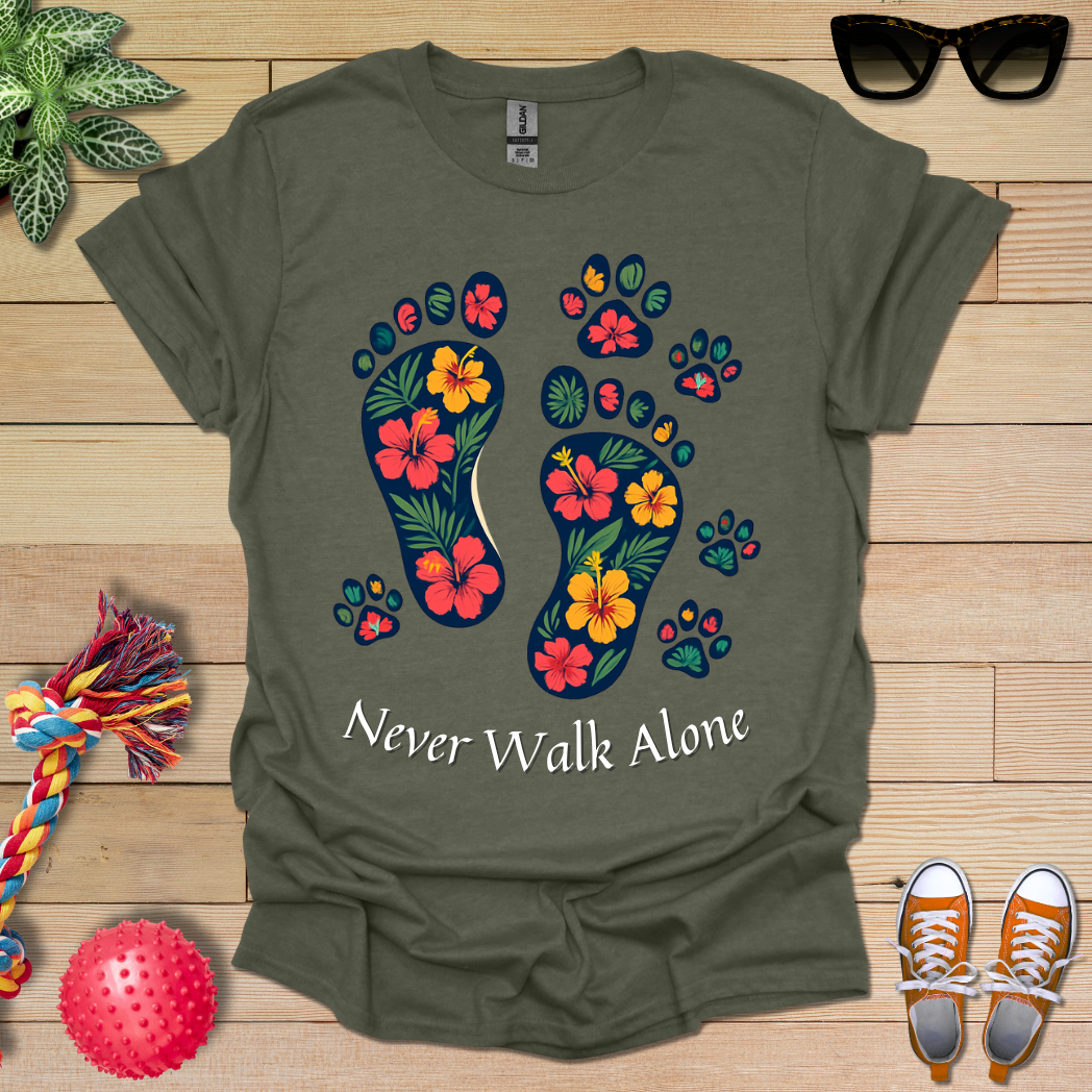 Never Alone Dog T-Shirt