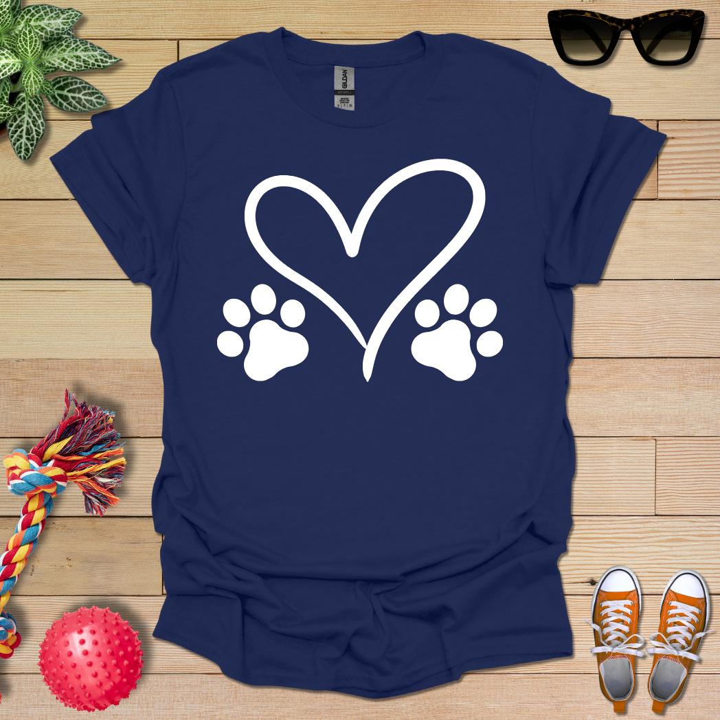 Dog Paw Love T-Shirt