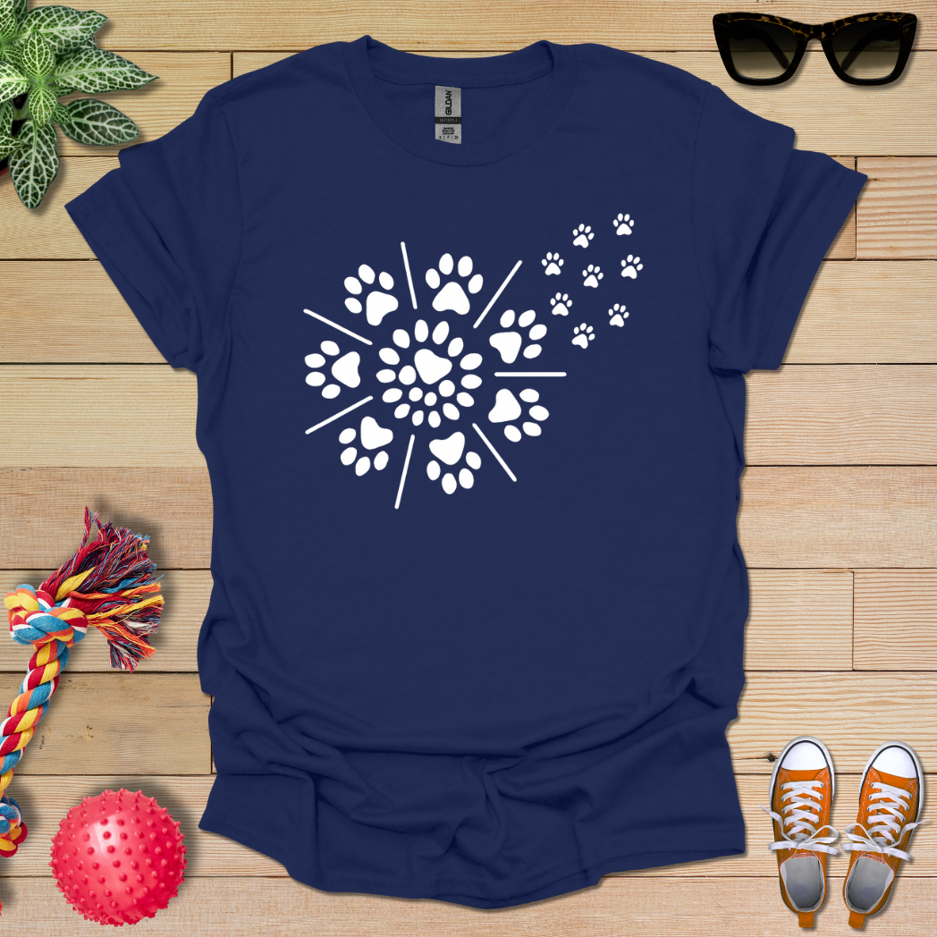 Radiant Paw Burst T-Shirt