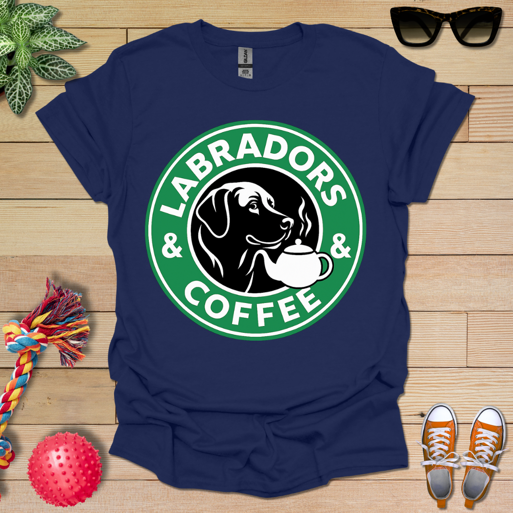 Coffee with a Labrador T-Shirt