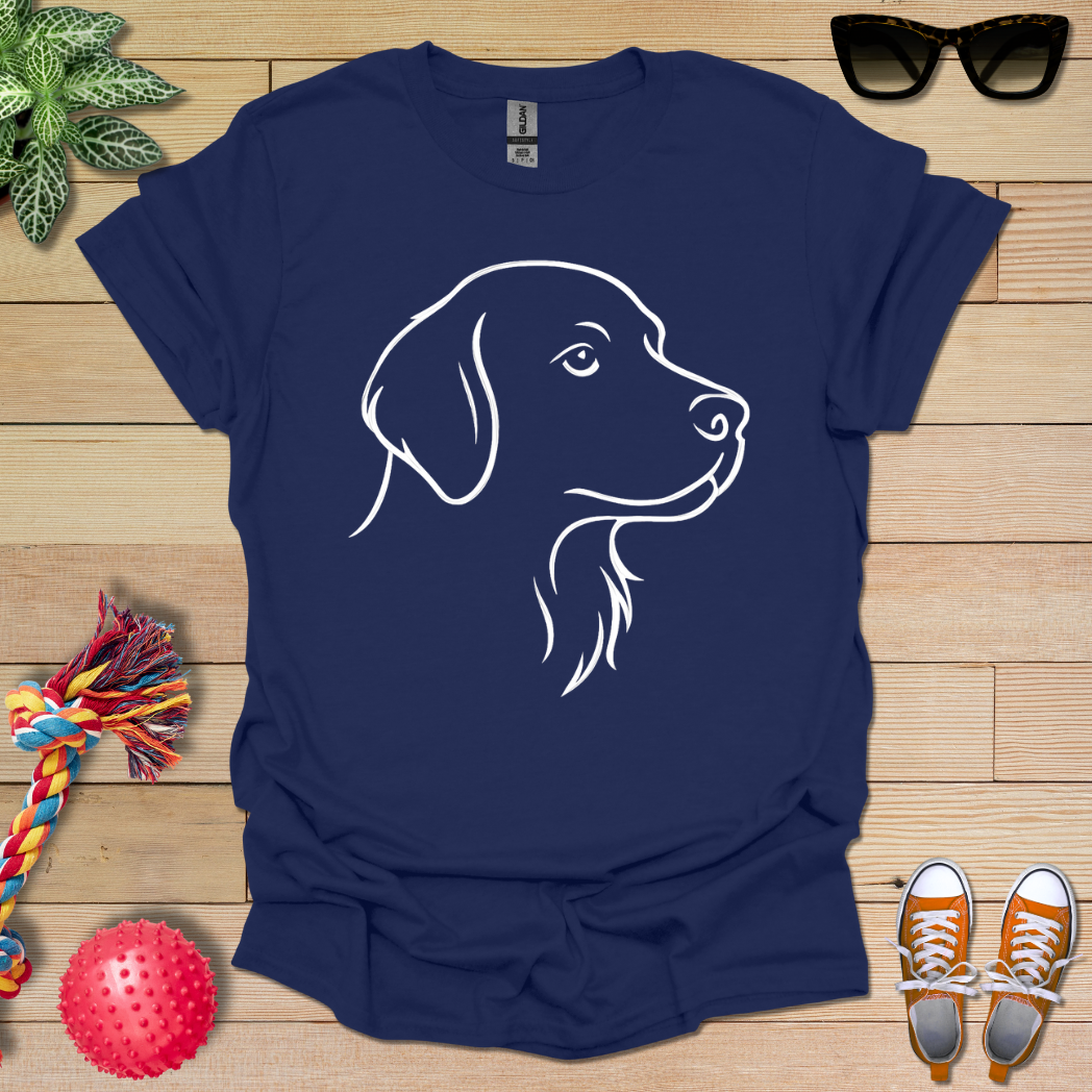 Minimalistic Gold Retriever T-Shirt
