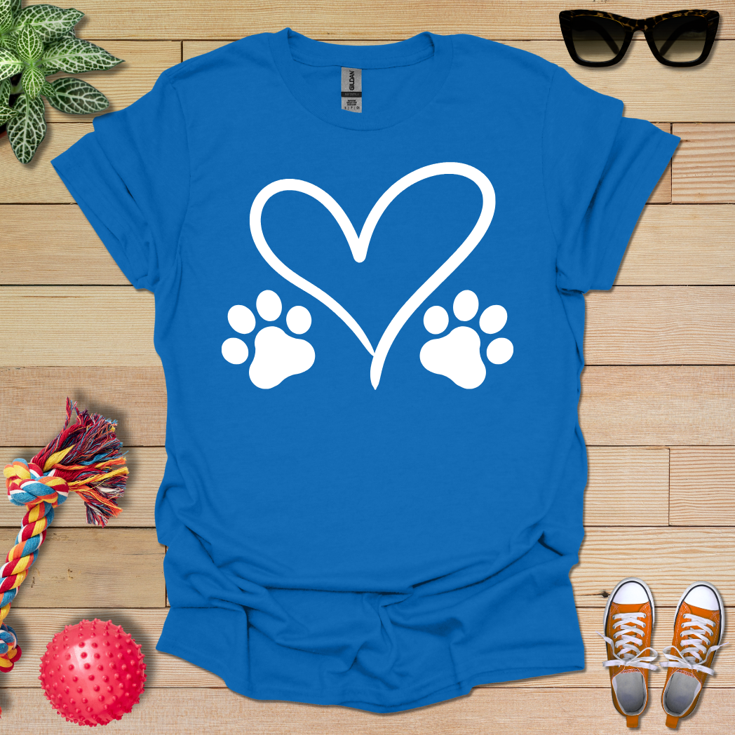 Dog Paw Love T-Shirt
