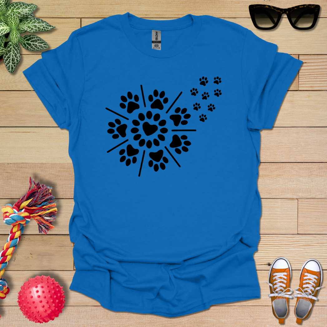 Radiant Paw Burst T-Shirt
