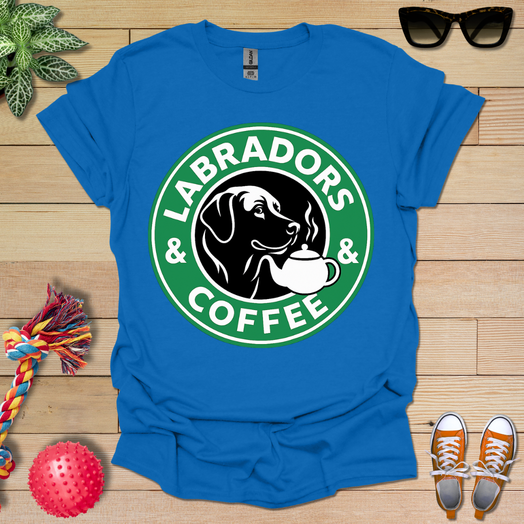 Coffee with a Labrador T-Shirt