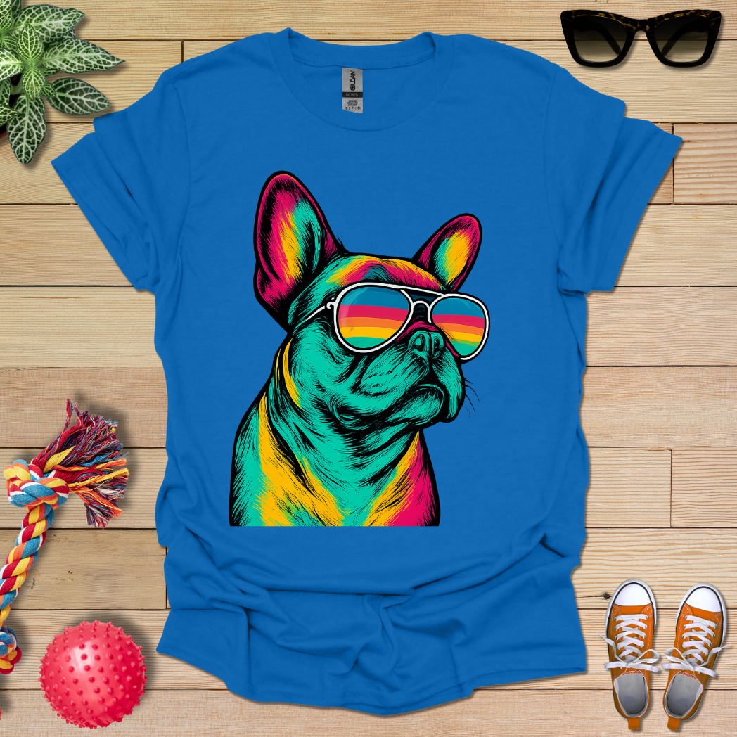 Sunglasses for a Frenchi T-Shirt