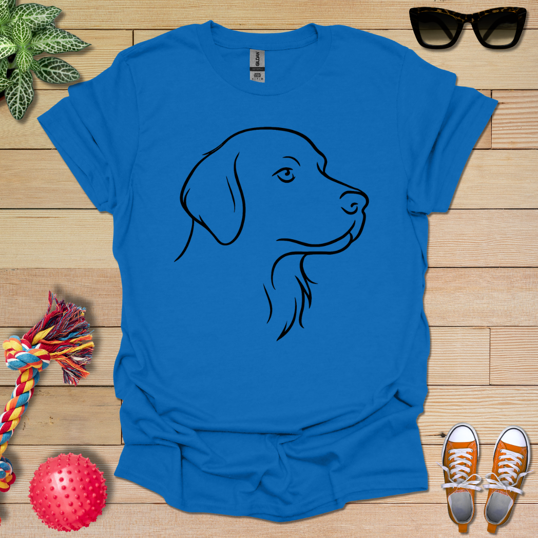 Minimalistic Gold Retriever T-Shirt