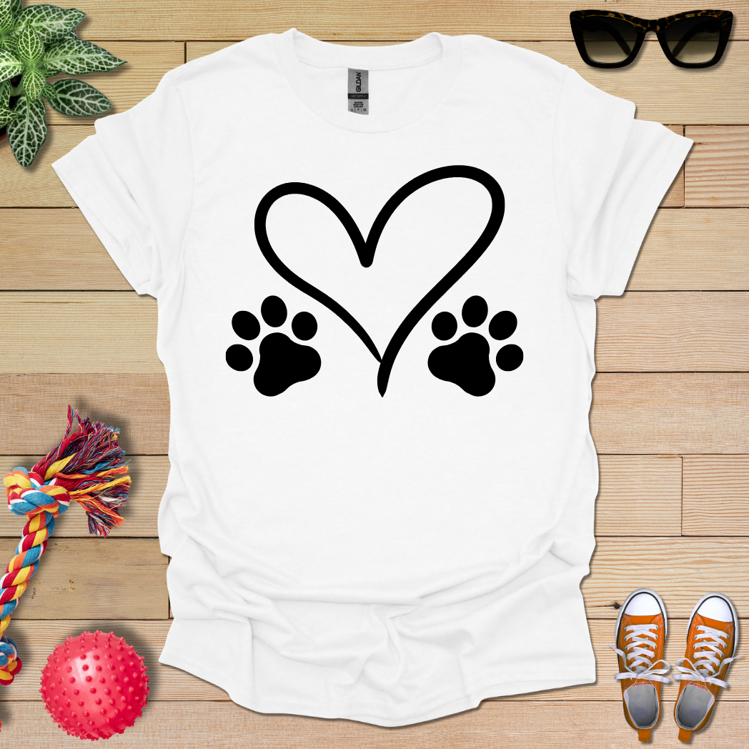 Dog Paw Love T-Shirt