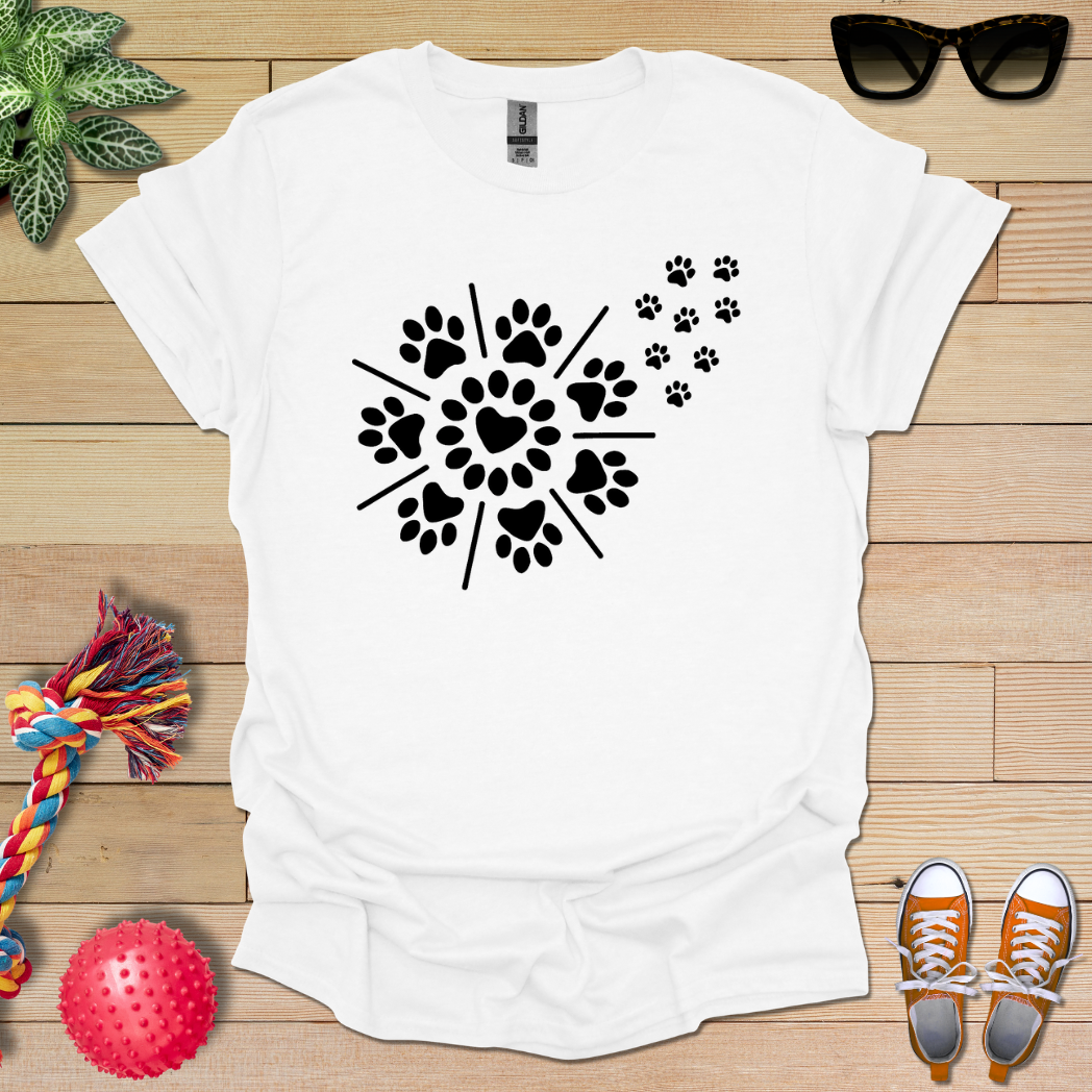 Radiant Paw Burst T-Shirt