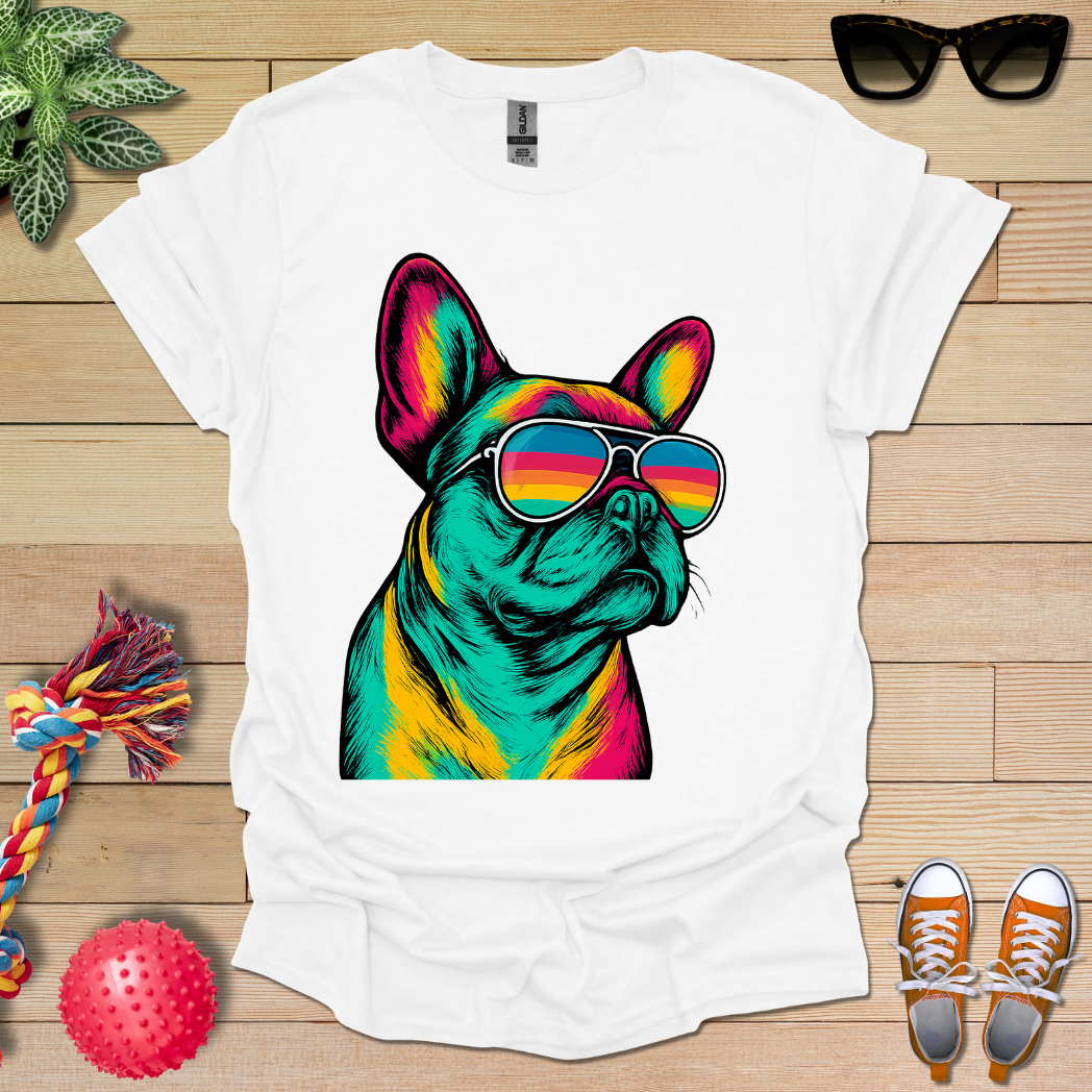 Sunglasses for a Frenchi T-Shirt