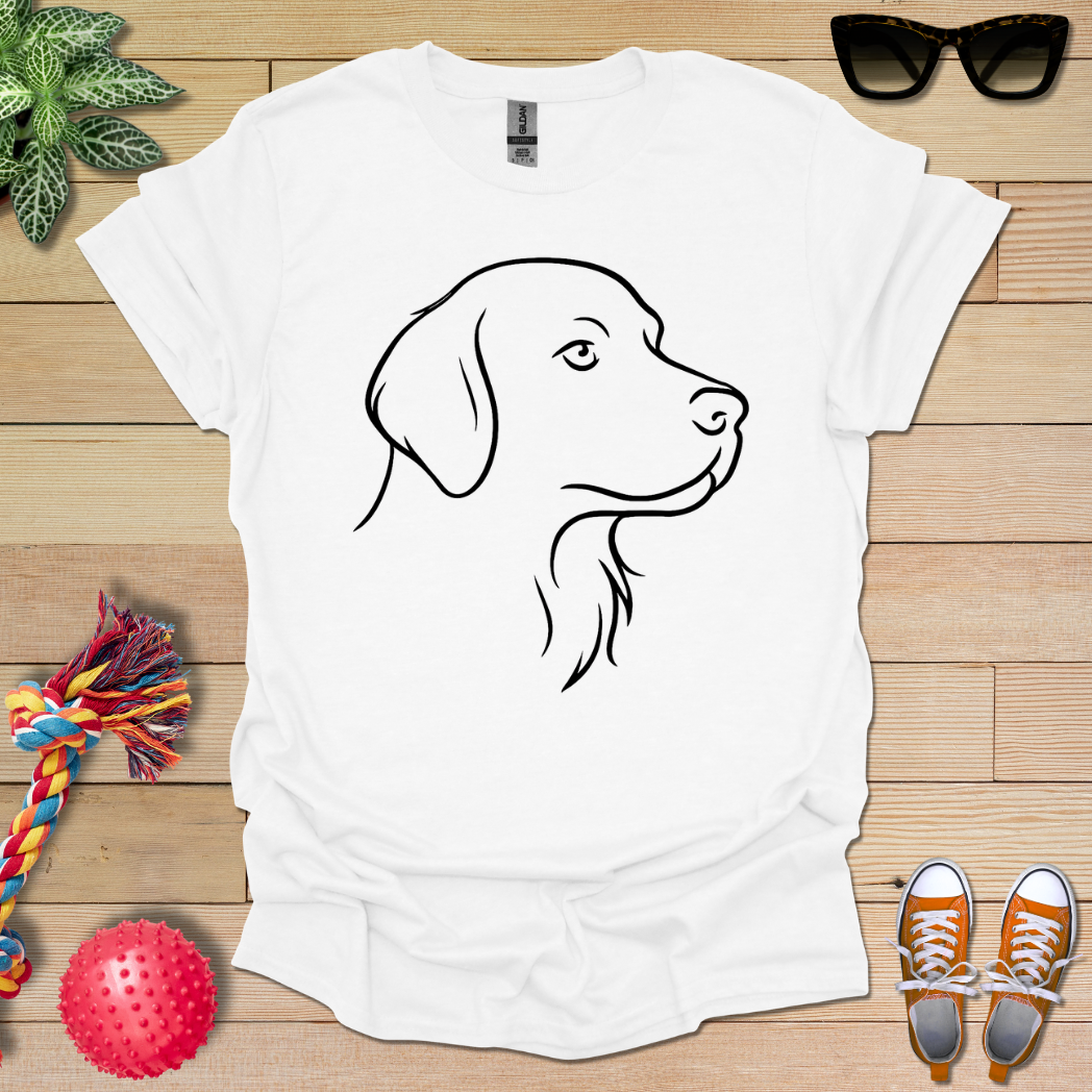 Minimalistic Gold Retriever T-Shirt