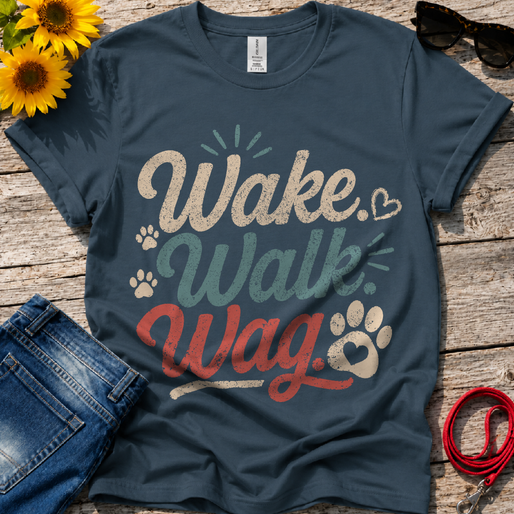 Wake Walk Wag T-Shirt