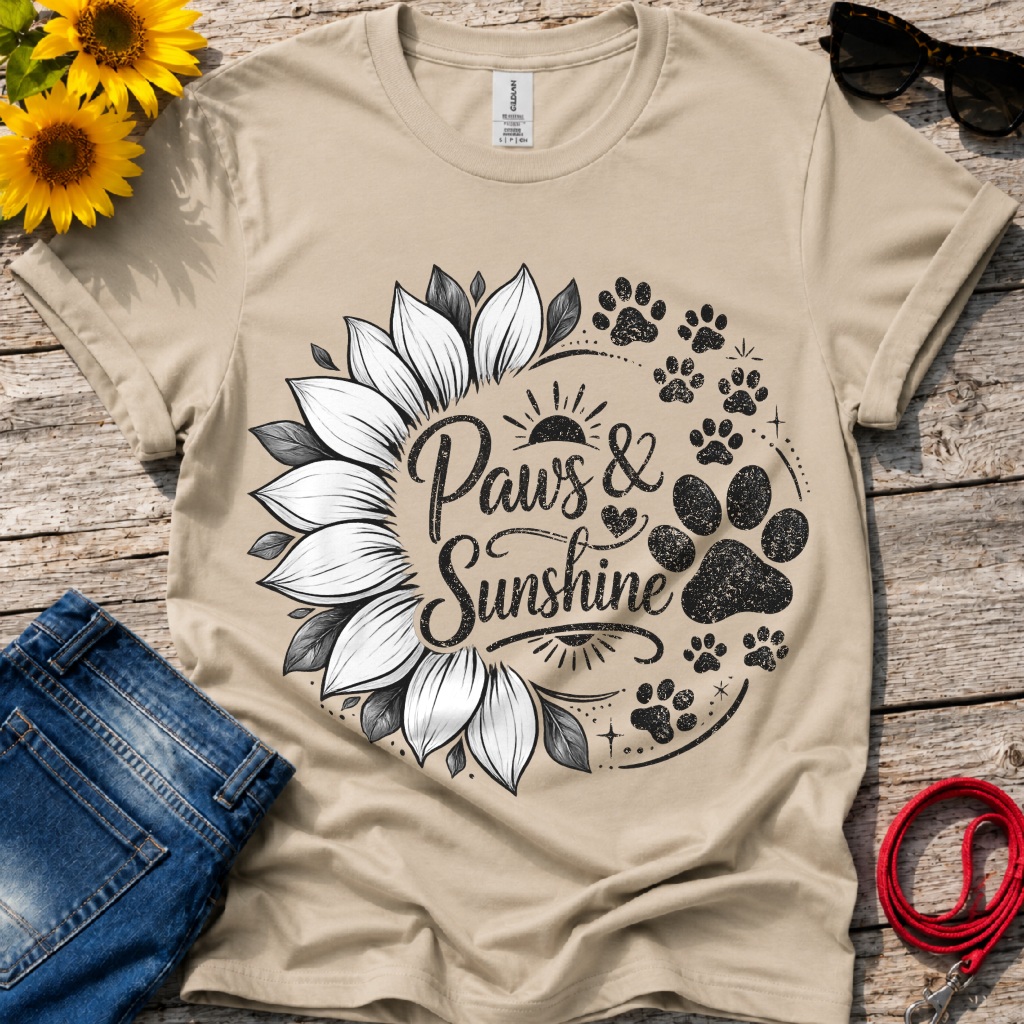 Sunflower Paws T-Shirt