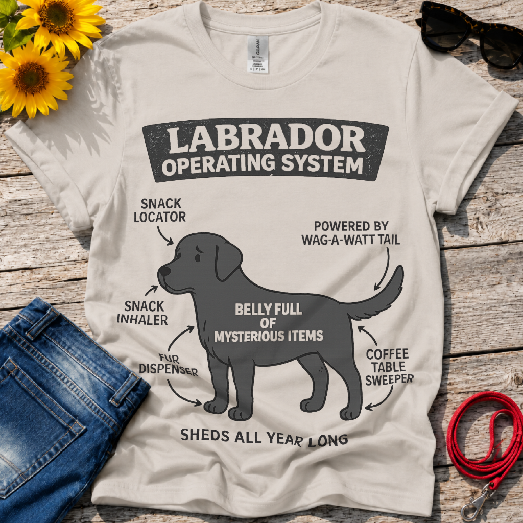 Anatomy of a Labrador T-Shirt