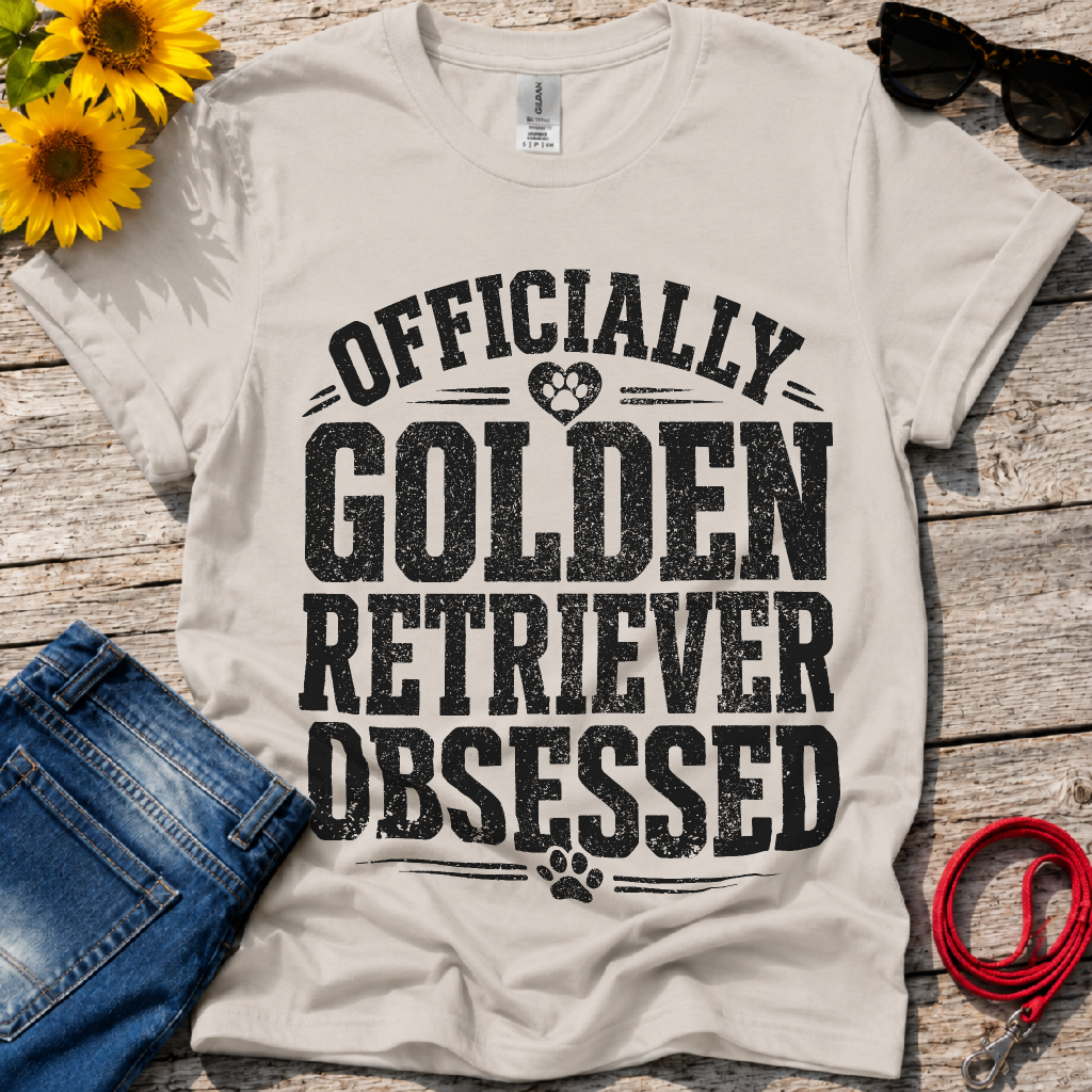 Golden Retriever Obsessed T-Shirt