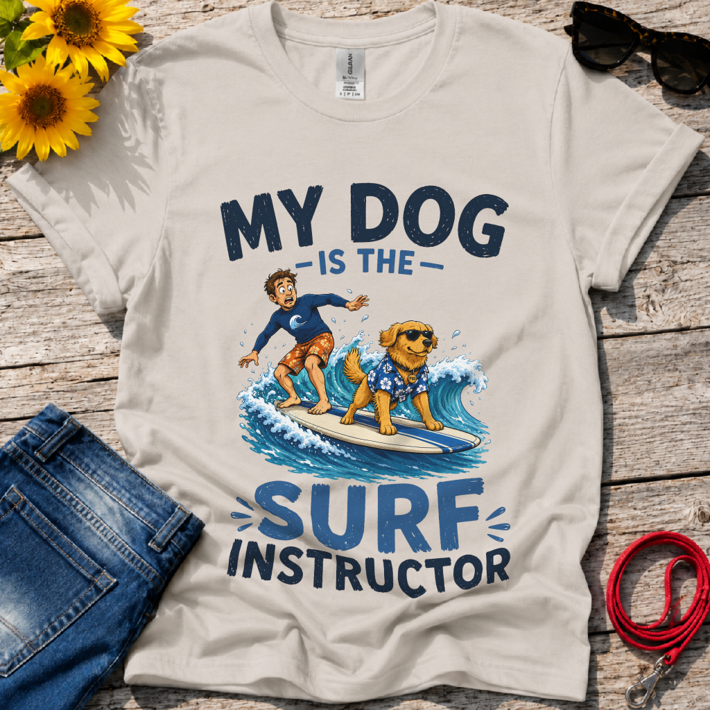 Dog Surf Instructor T-Shirt