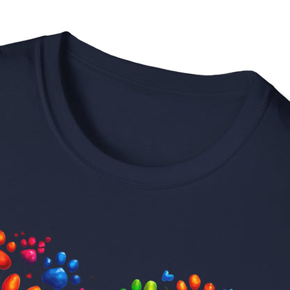 Heart of Paws in 3D T-Shirt