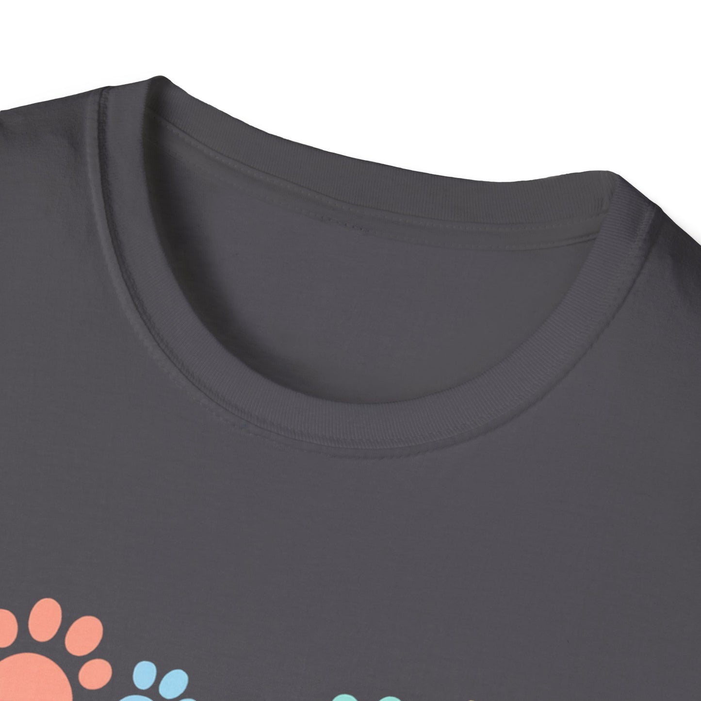 Rainbow Paw Heart T-Shirt
