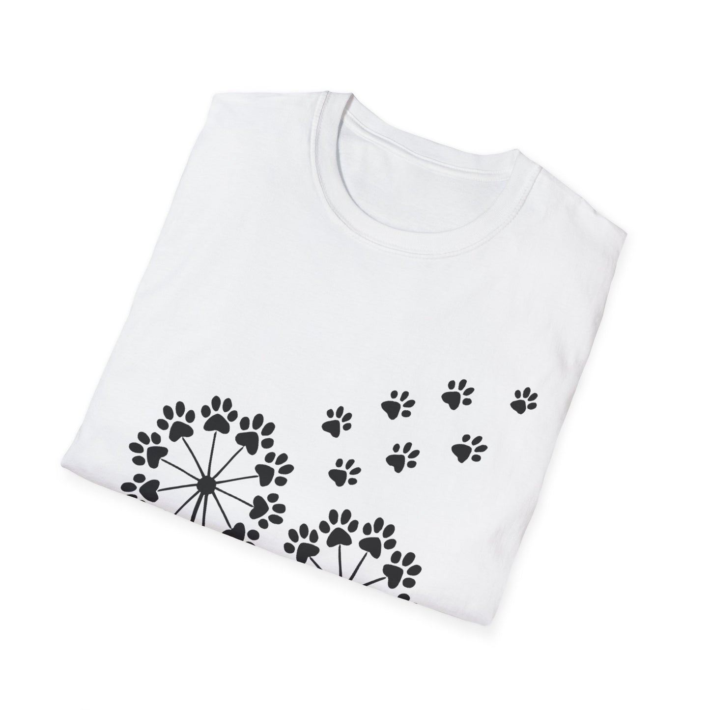 Dandelion Paw Prints T-Shirt