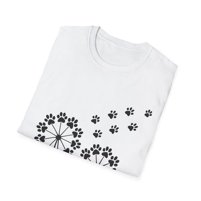 Dandelion Paw Prints T-Shirt
