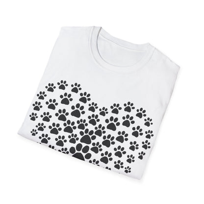 Heart of Paw Prints  T-Shirt