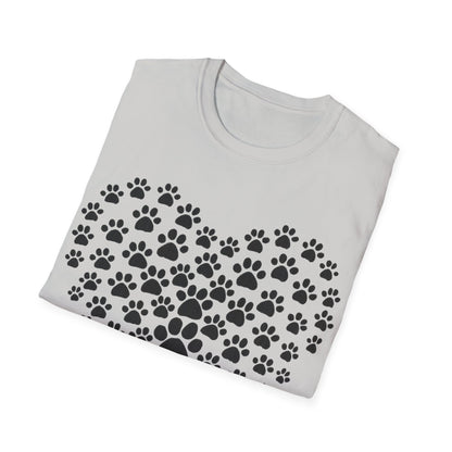 Heart of Paw Prints  T-Shirt