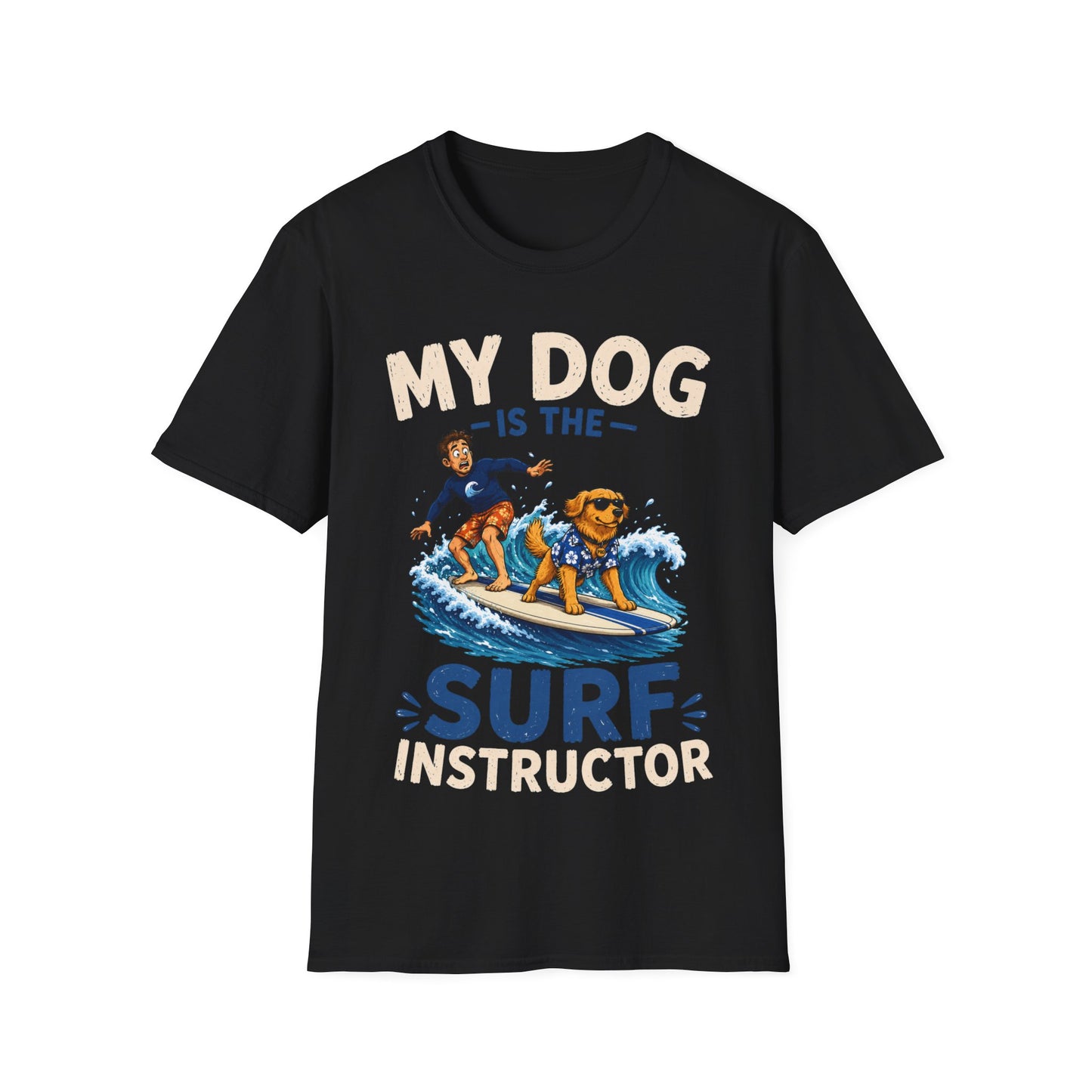 Dog Surf Instructor T-Shirt