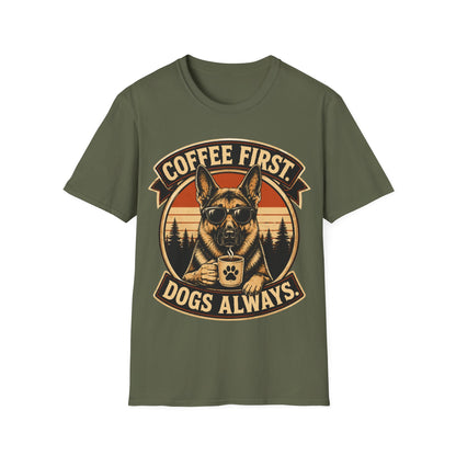 Coffee and Dogs T-Shirt