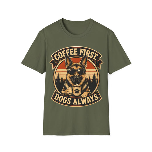 Coffee and Dogs T-Shirt