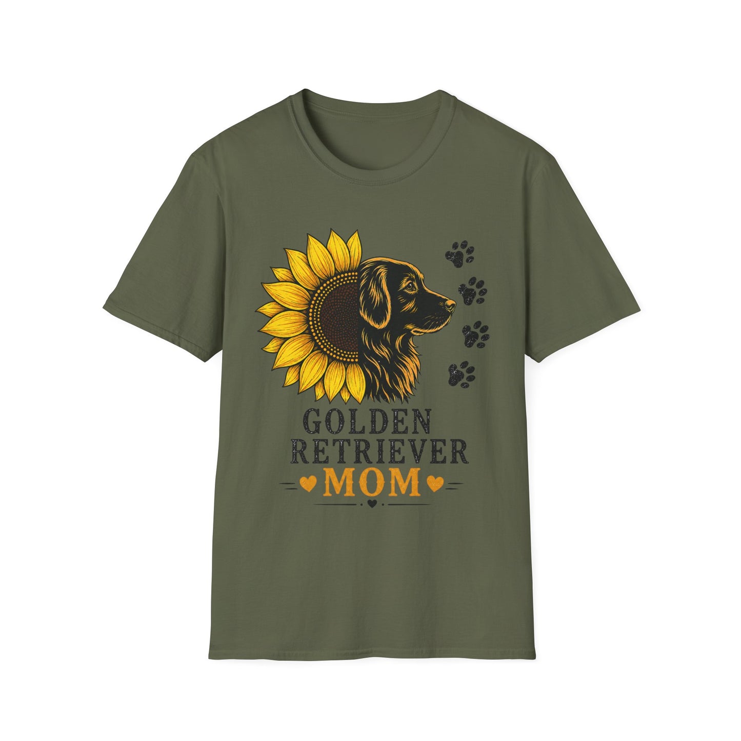 Sunflower Paw Prints T-Shirt