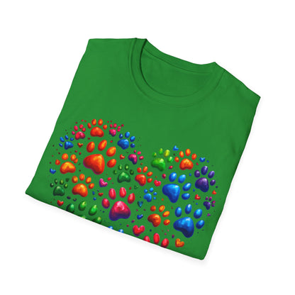 Heart of Paws in 3D T-Shirt