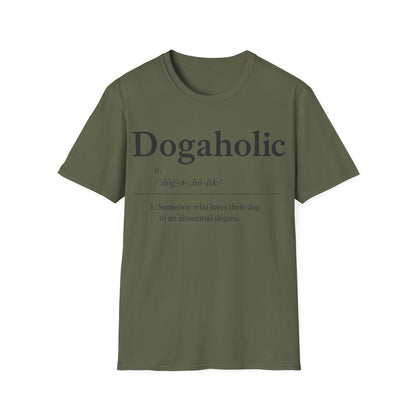 Dogaholic Definition T-Shirt
