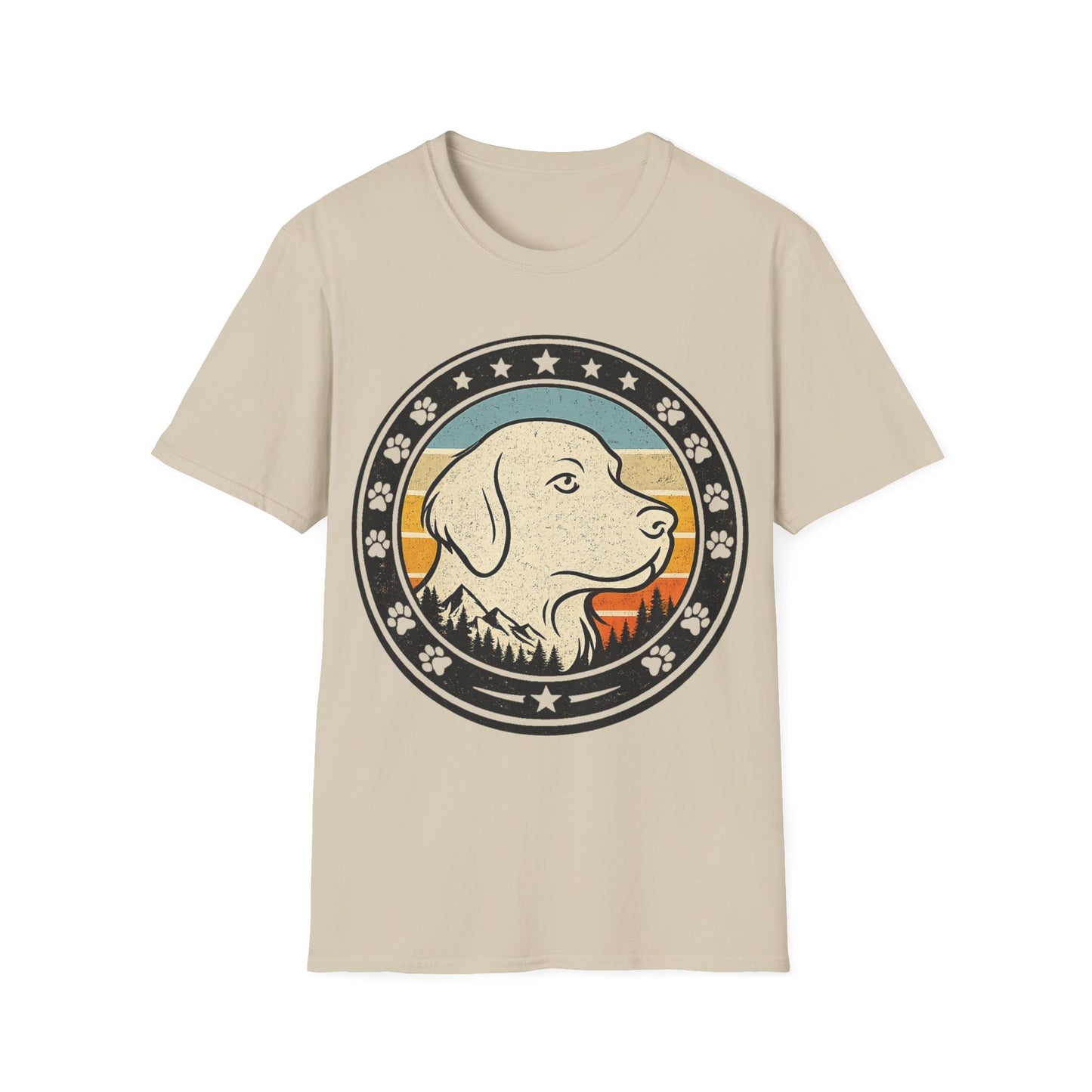 Minimalistic Gold Retriever T-Shirt