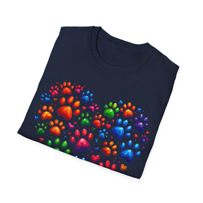 Heart of Paws in 3D T-Shirt