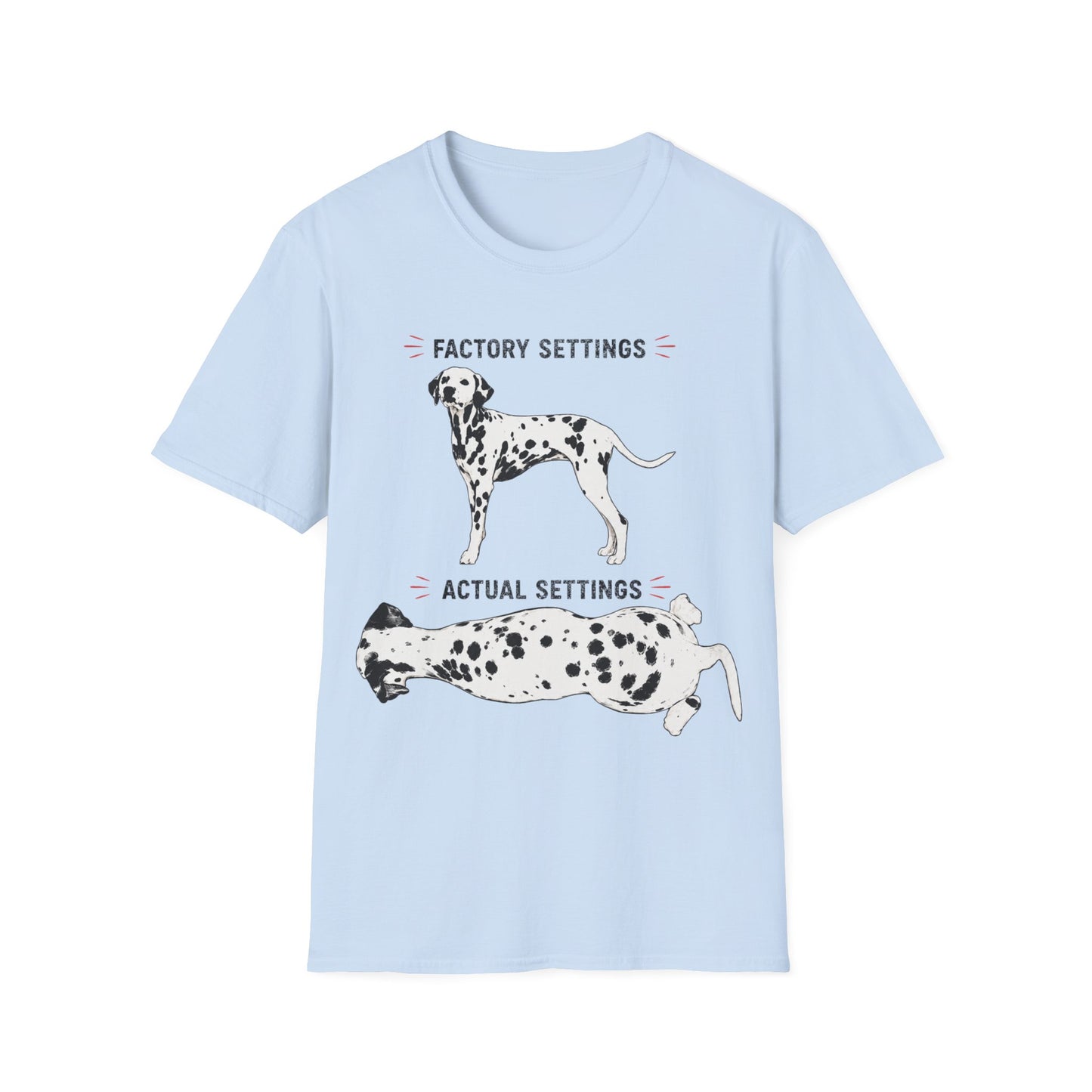 Dalmatian Setting Options T-Shirt