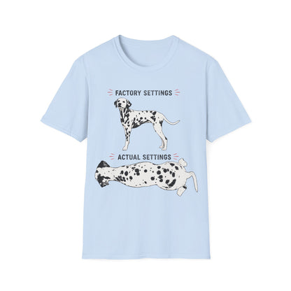 Dalmatian Setting Options T-Shirt