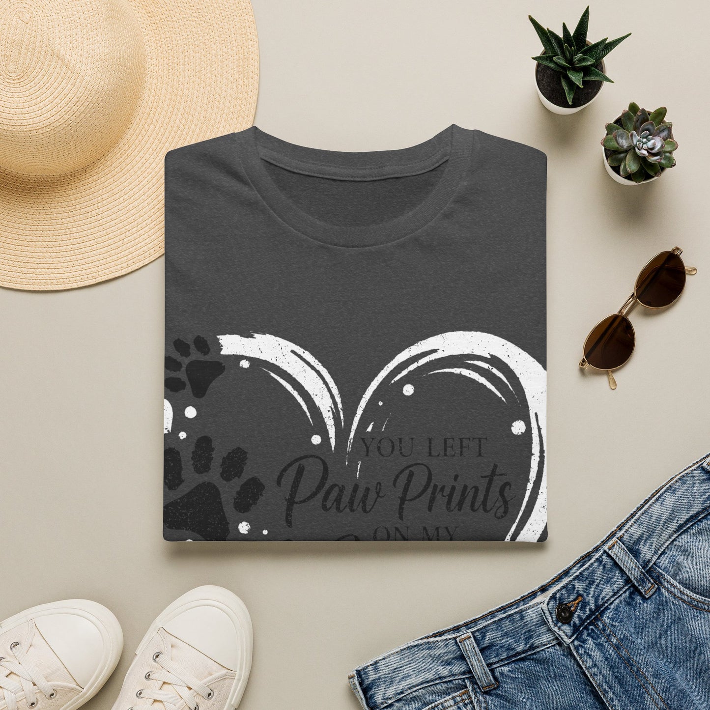 Paw Prints on My Heart T-Shirt