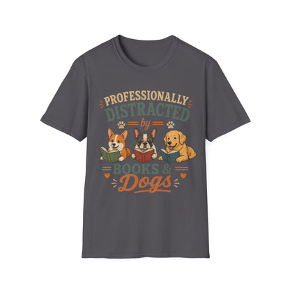 Love Reading and Dogs T-Shirt