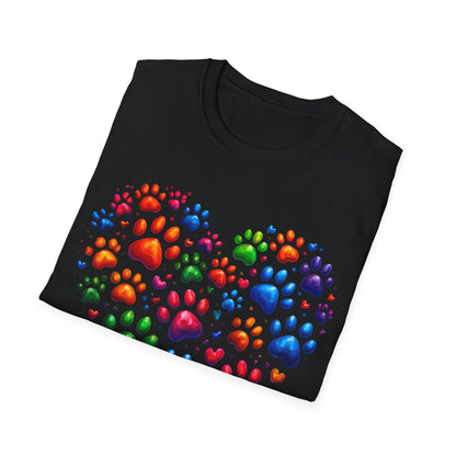 Heart of Paws in 3D T-Shirt